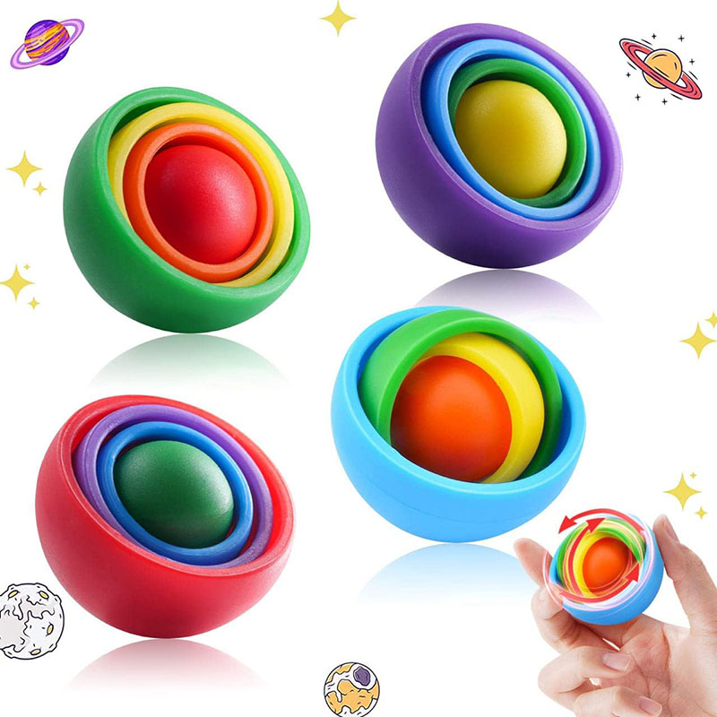 Fidget Spinner Bearing - 3D Rotation Ball Fidget Gyro Sensory