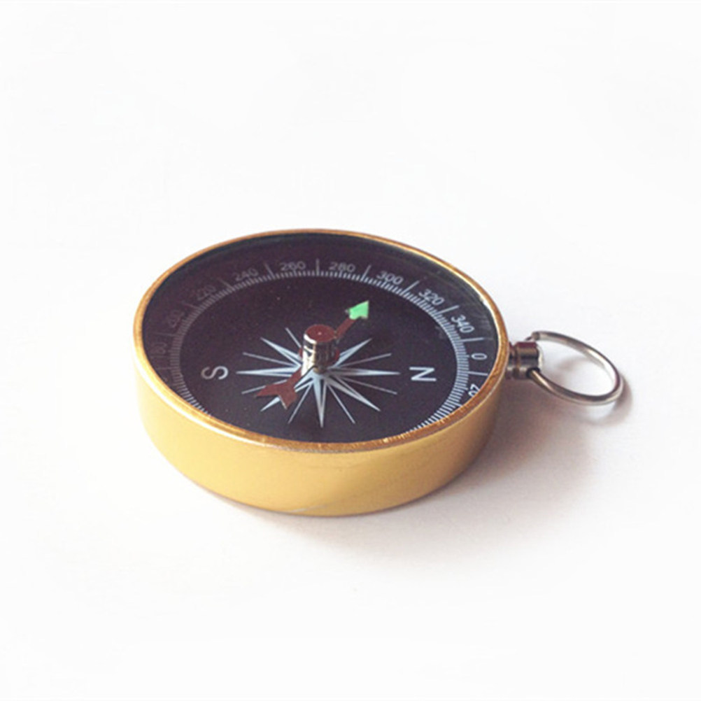 Compass Keychain Mini - 2Pcs Premium Metal Mini Compass Keychain