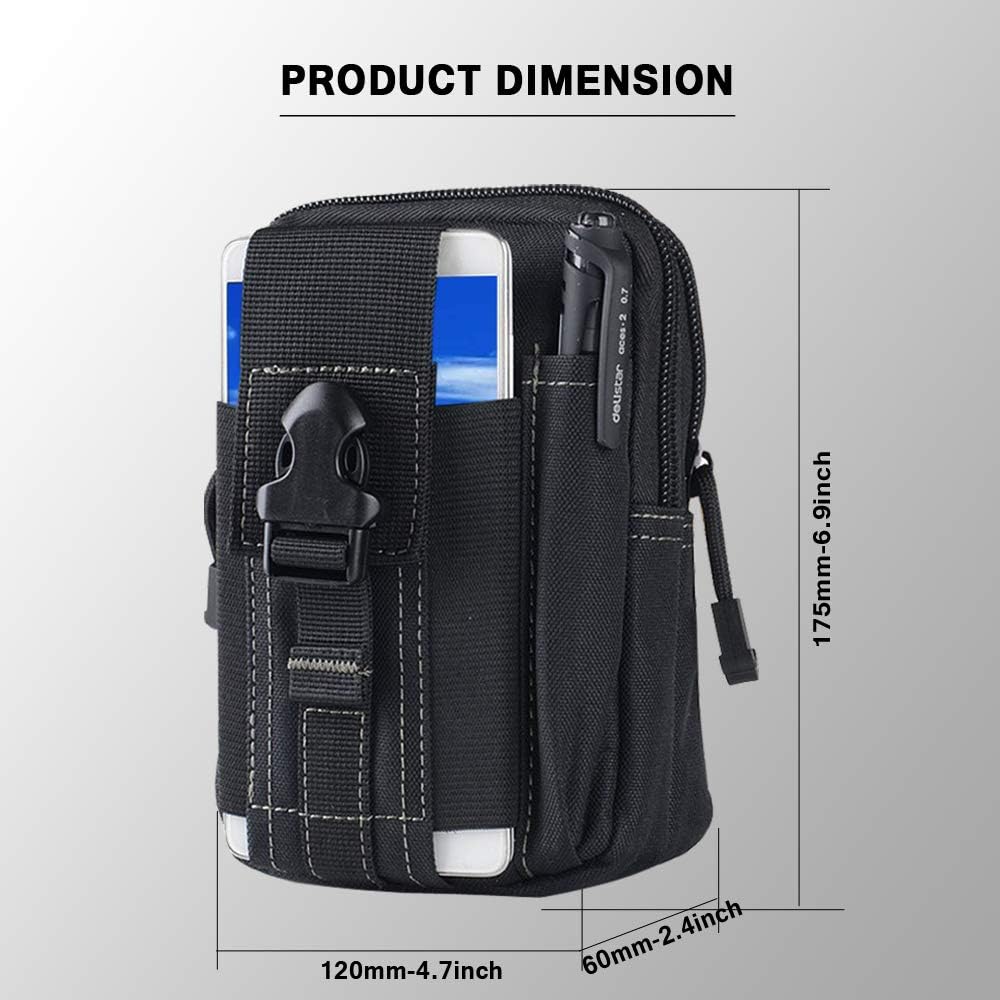 Tactical Molle Belt Pouch Mili - đánh giá và giá Edc Carry Belt