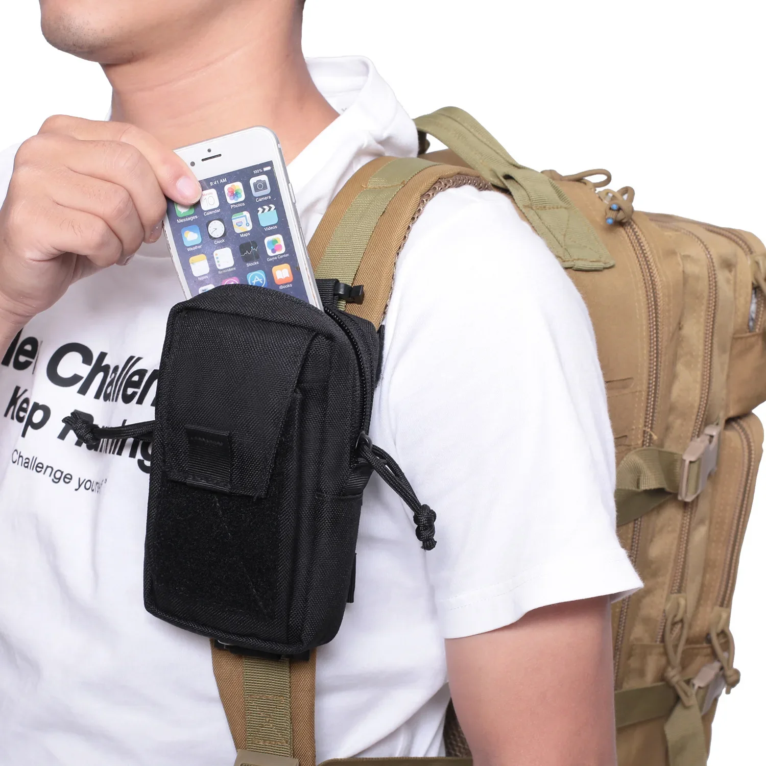 Molle Backpack Strap Phone Hol - đánh giá và giá Edc Carry Belt
