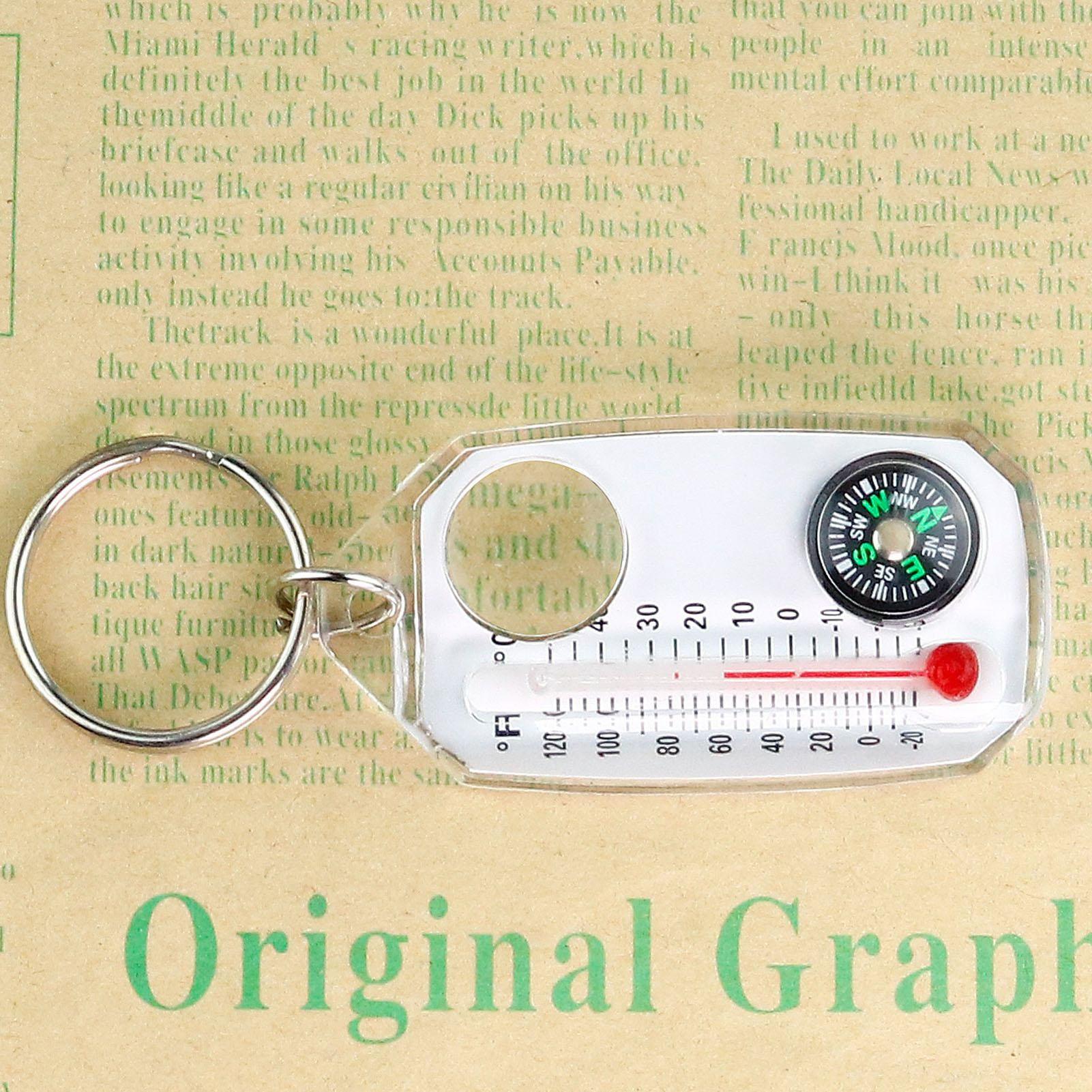 Small Keychain Compass Portabl - đánh giá và giá Compass Keychain Mini