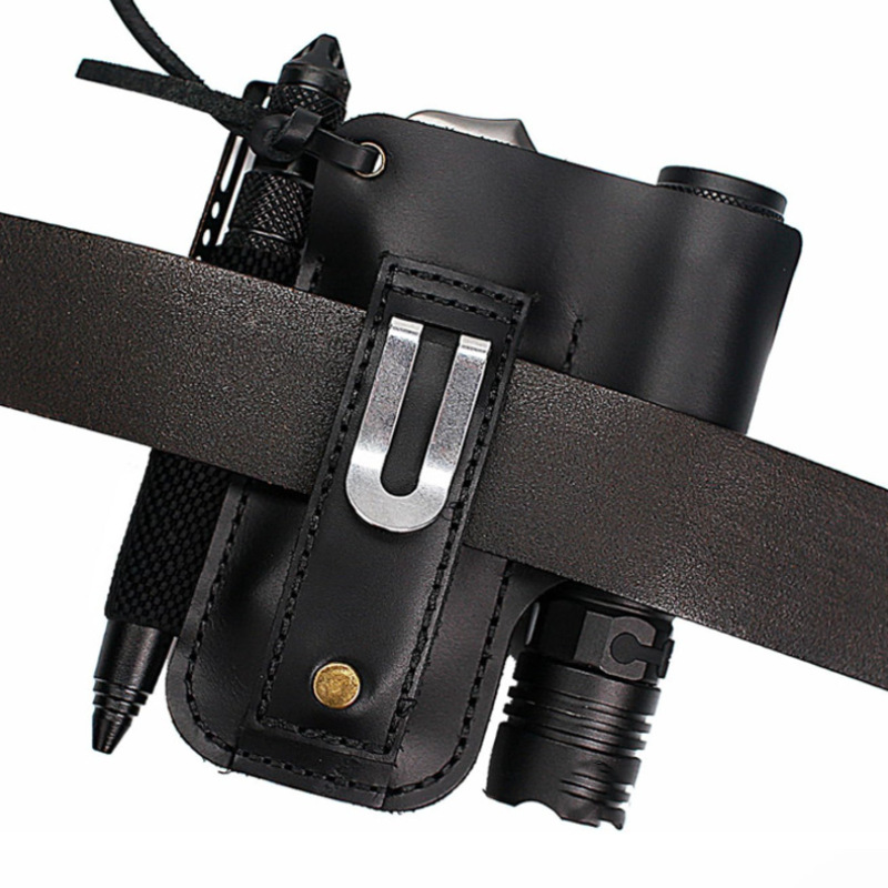 EDC Leather Flashlight Tool Ho - đánh giá và giá Edc Carry Belt