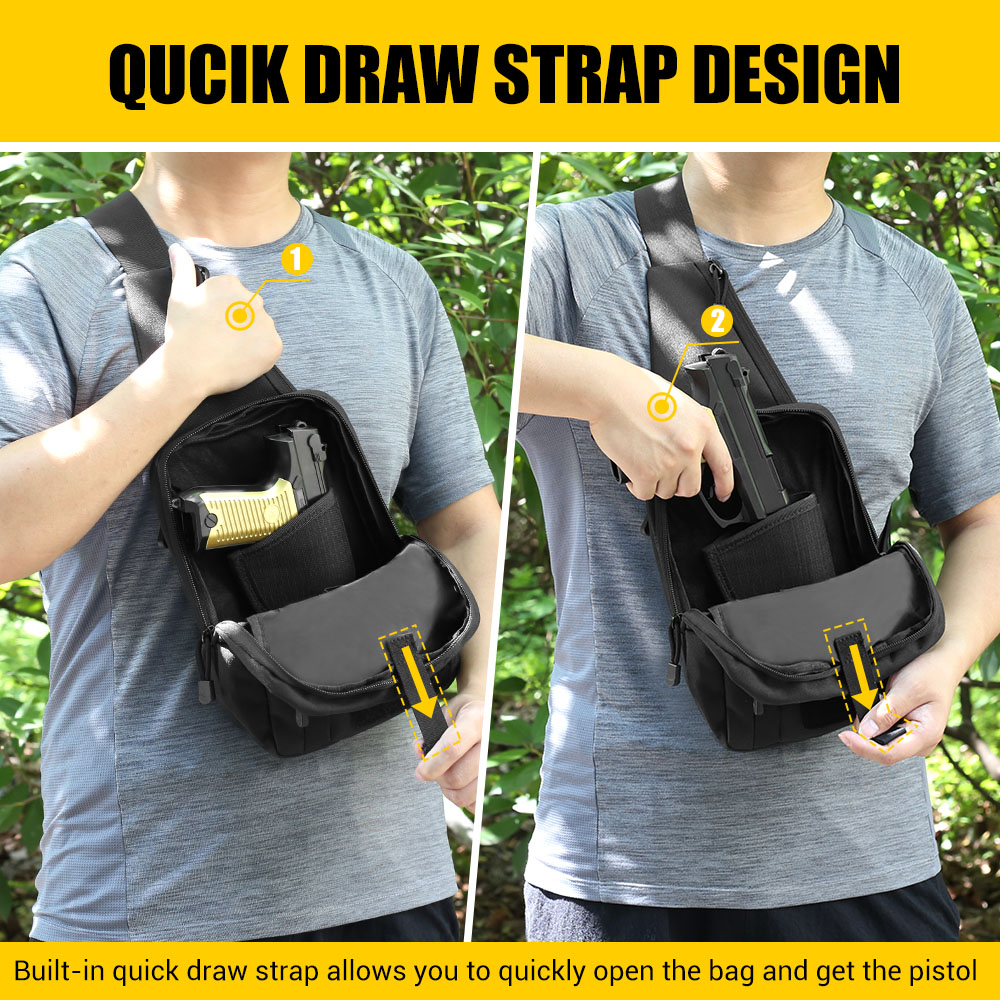 Tactical Pistol Gun Bag Concea - đánh giá và giá Edc Carry Pistols