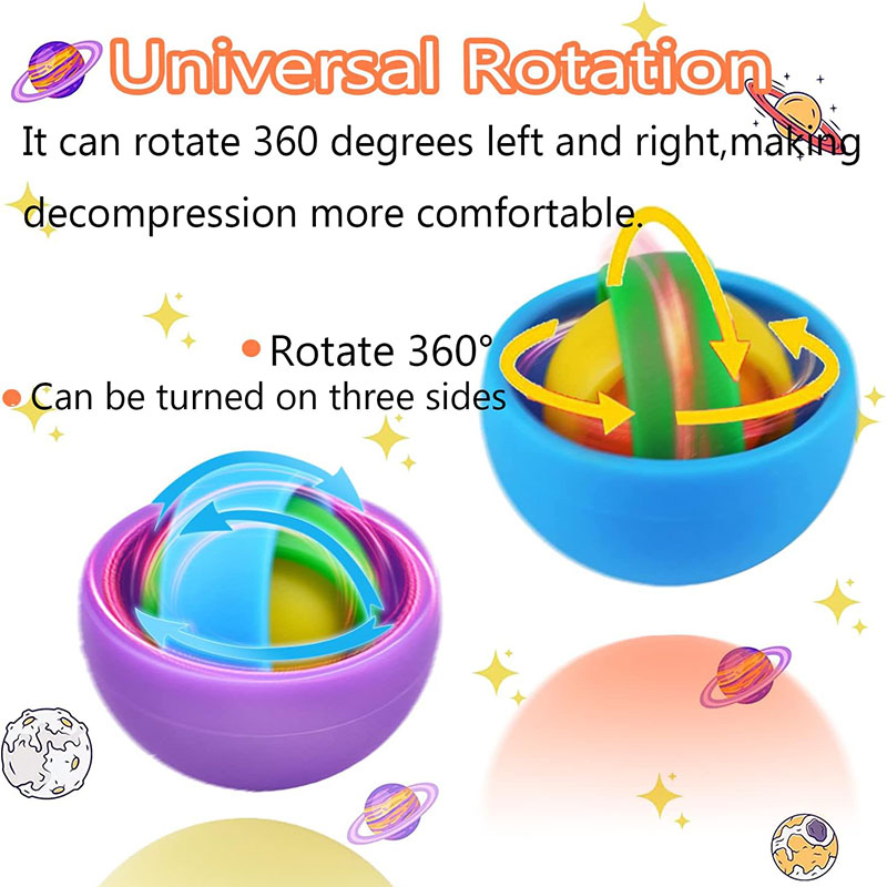 3D Rotation Ball Fidget Gyro S - đánh giá và giá Fidget Spinner Bearing