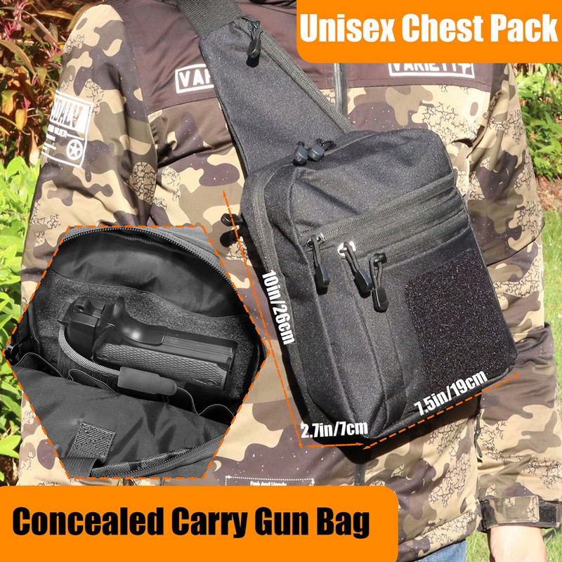 New Tactical Chest Bag Pistol  - đánh giá và giá Edc Carry Pistols