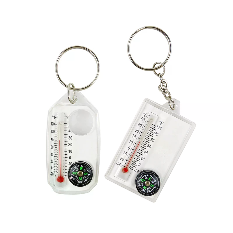 Outdoor Mountaineering Buckle  - đánh giá và giá Compass Keychain Mini