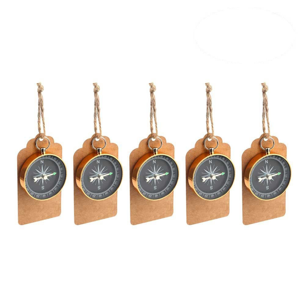 6Pcs Stylish Metal Compass Pen - đánh giá và giá Compass Keychain Mini