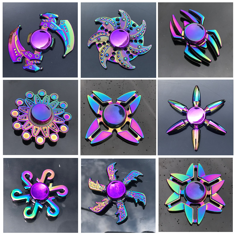 Mới Hợp Kim Kẽm Nhiều Màu Sắc  - đánh giá và giá Fidget Spinner Bearing