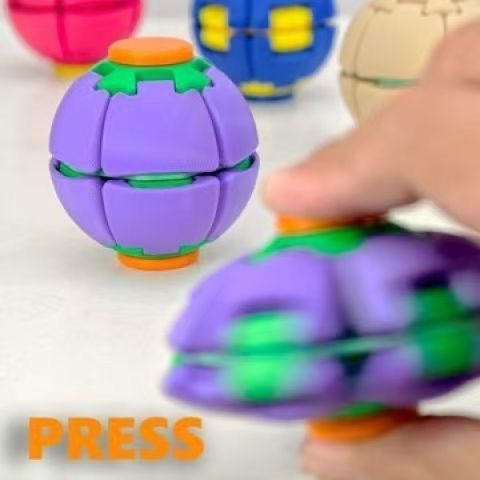 Printed Flip Rotating Fidget S - đánh giá và giá Fidget Spinner Bearing