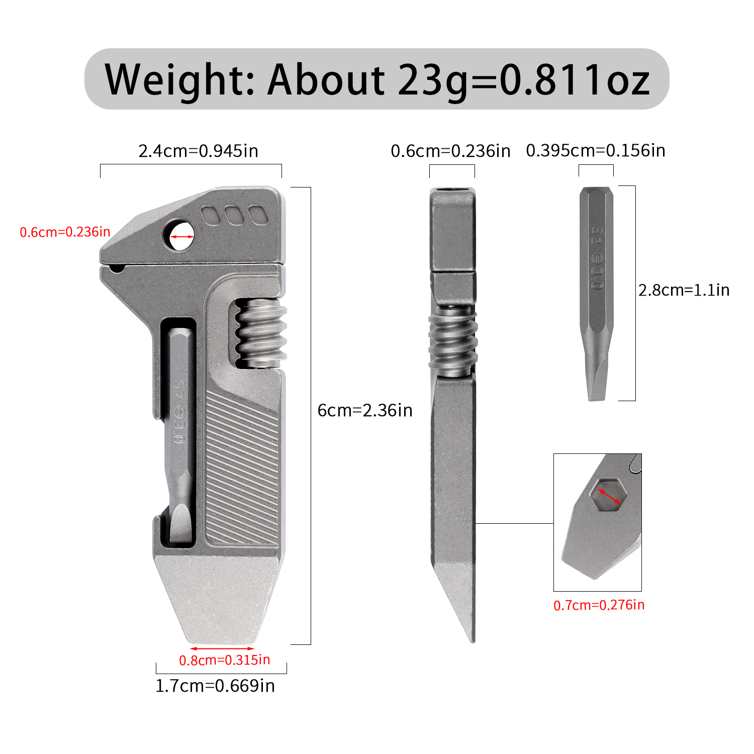 Titanium Alloy Mini EDC Multi  - đánh giá và giá Edc Gear Every Day Carry