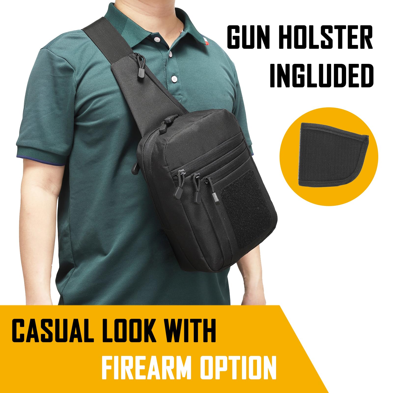 Concealed Carry Crossbody Bag  - đánh giá và giá Edc Carry Pack